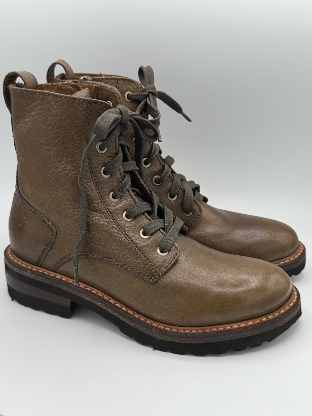 Frye Sz 6.5 Men’s Leather Lace-Up Boots